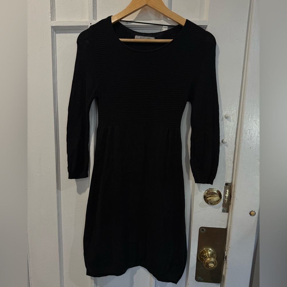 Zara Black Knit Dress